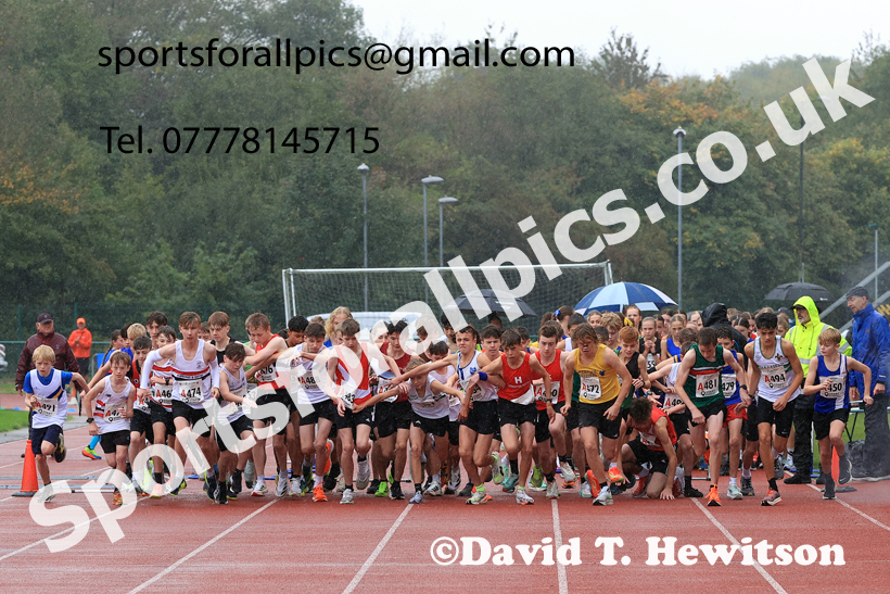 BBoys Under-15s 2025 Northern Athletics Autumn Road Relays, Leigh, Lancashire. Photo: David T. Hewitson/Sports for All Pics